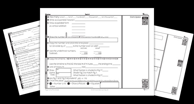 Screenshot of Student Think Sheets